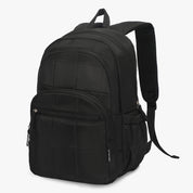 Hynes Eagle Quilted Square Backpack – Lightweight Water-Resistant Laptop Travel Bag – Fits 17” Device