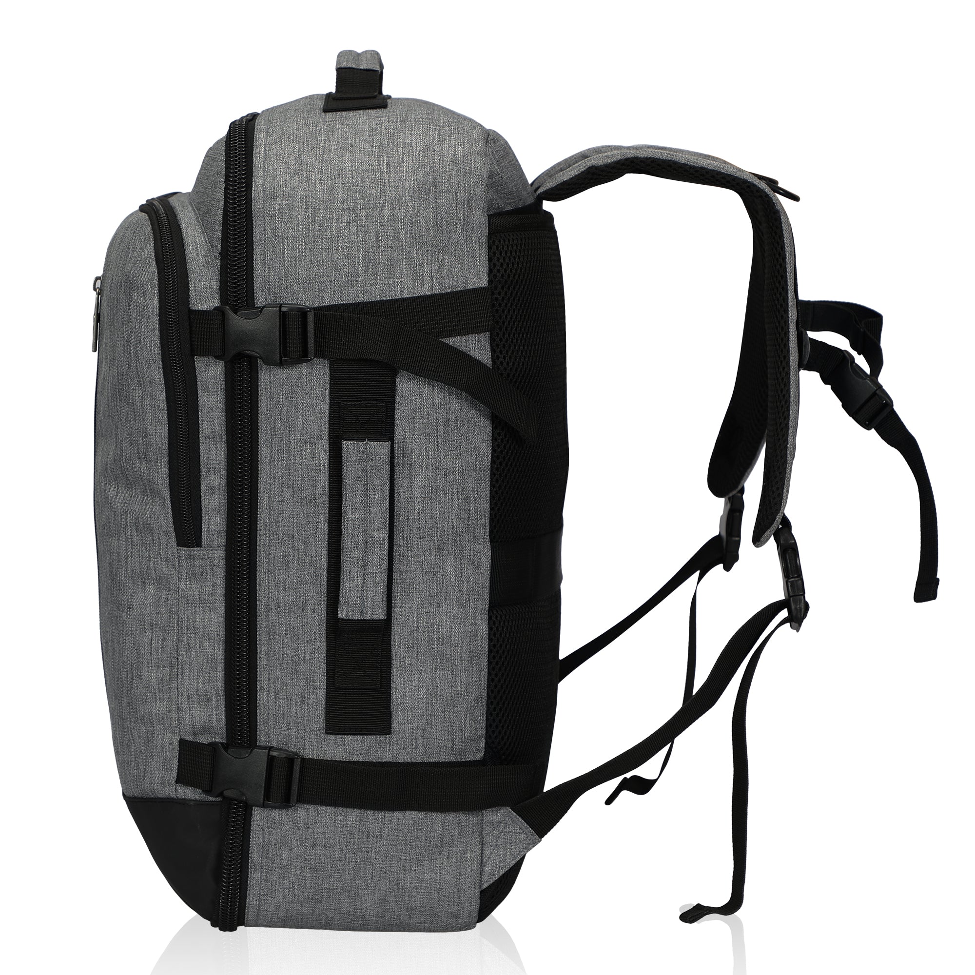 Compass 38L Carry On Luggage Backpack + Fanny Pack