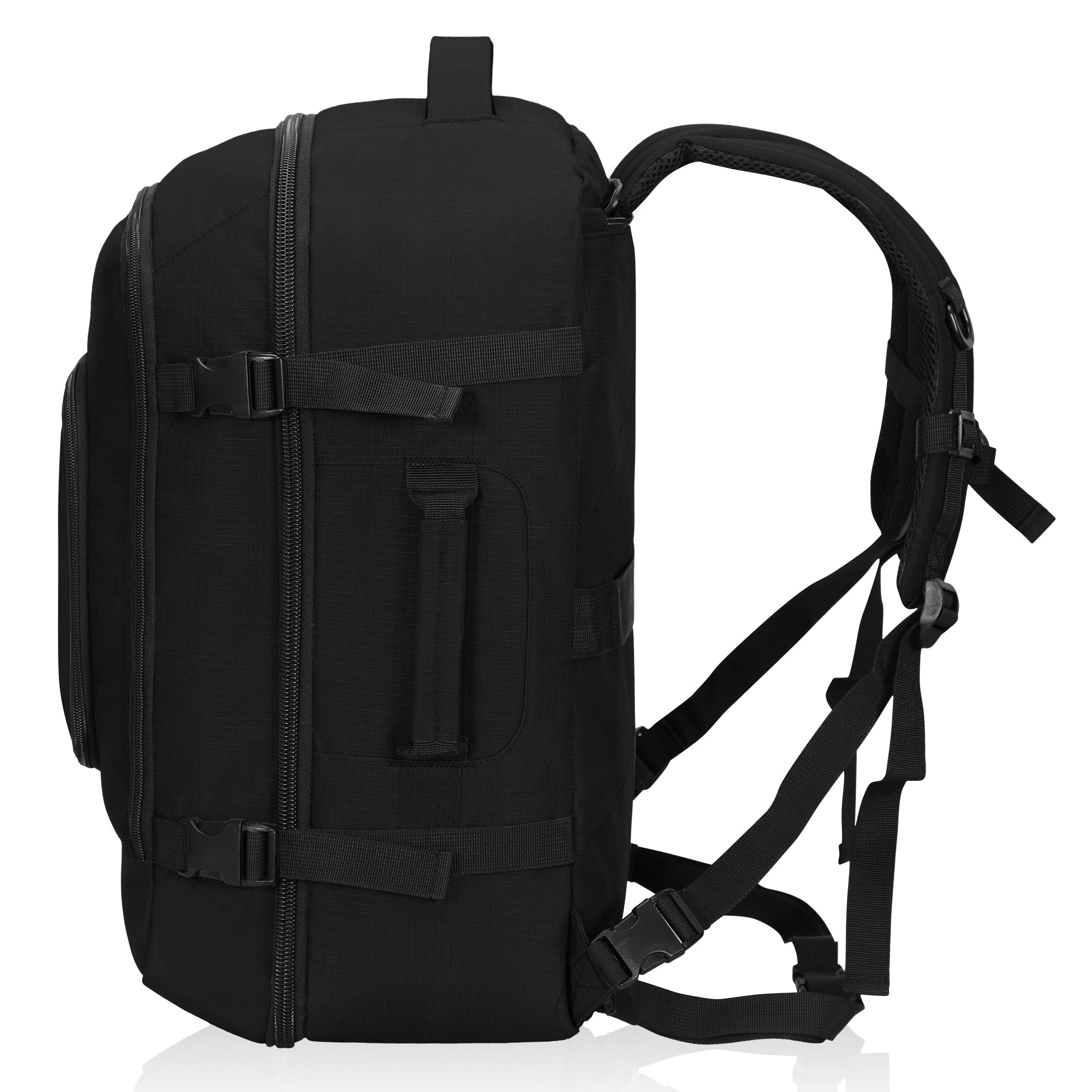 40L Dry-Wet Travel Backpack Set-Black