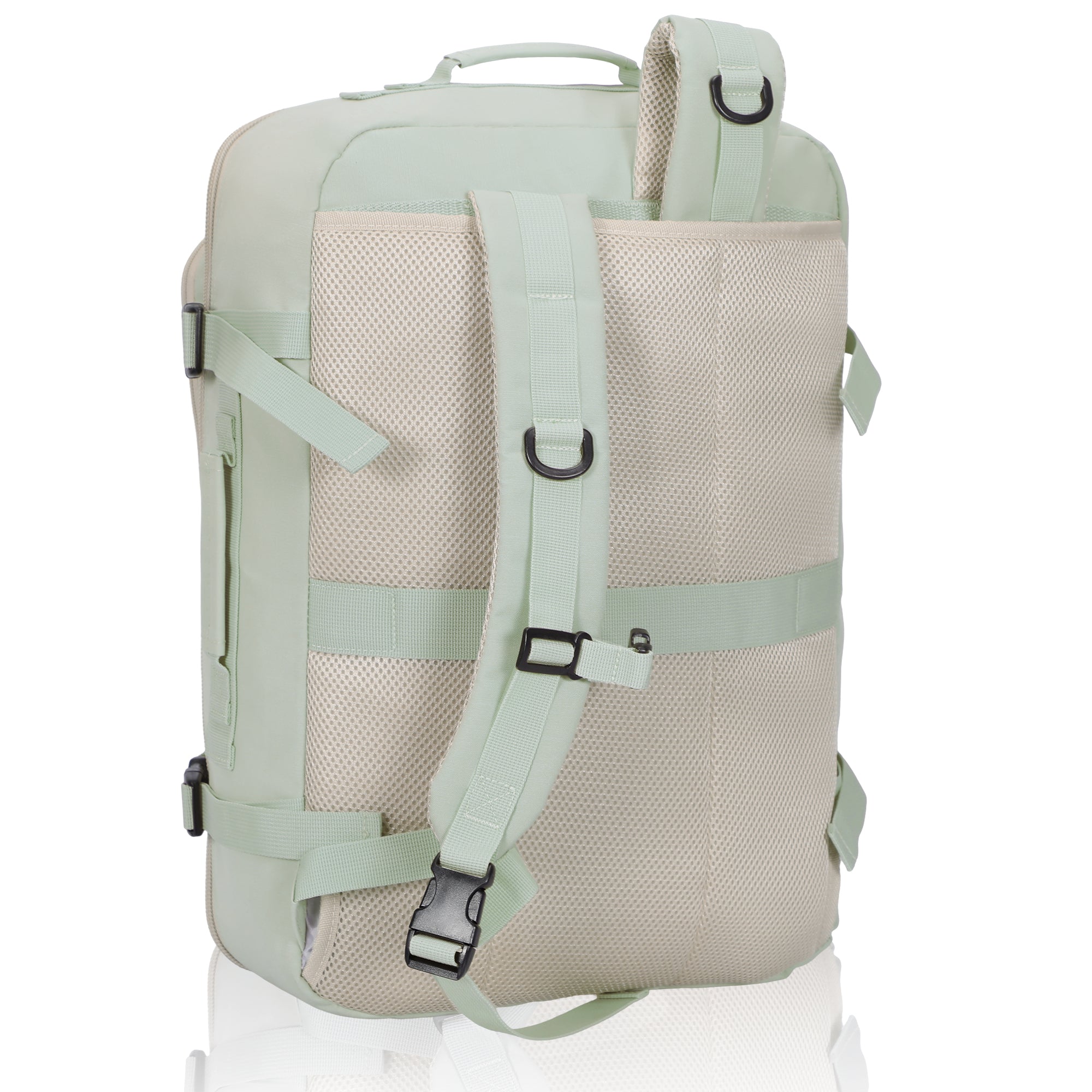 Compass 38L Carry On Luggage Backpack + Fanny Pack