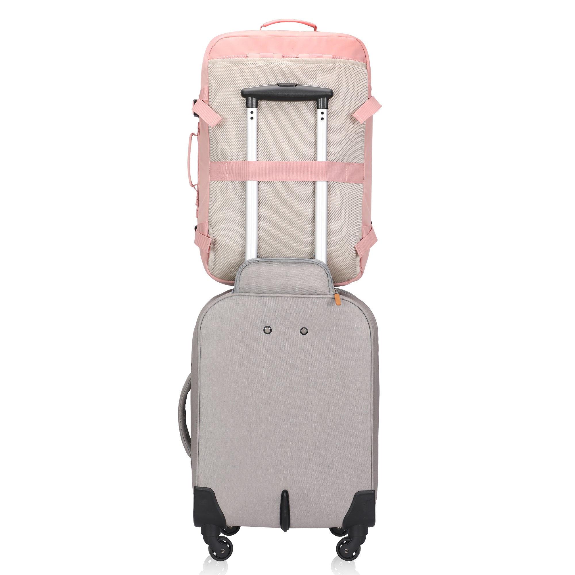 Compass 38L Carry On Backpack+ Wristlet Bag