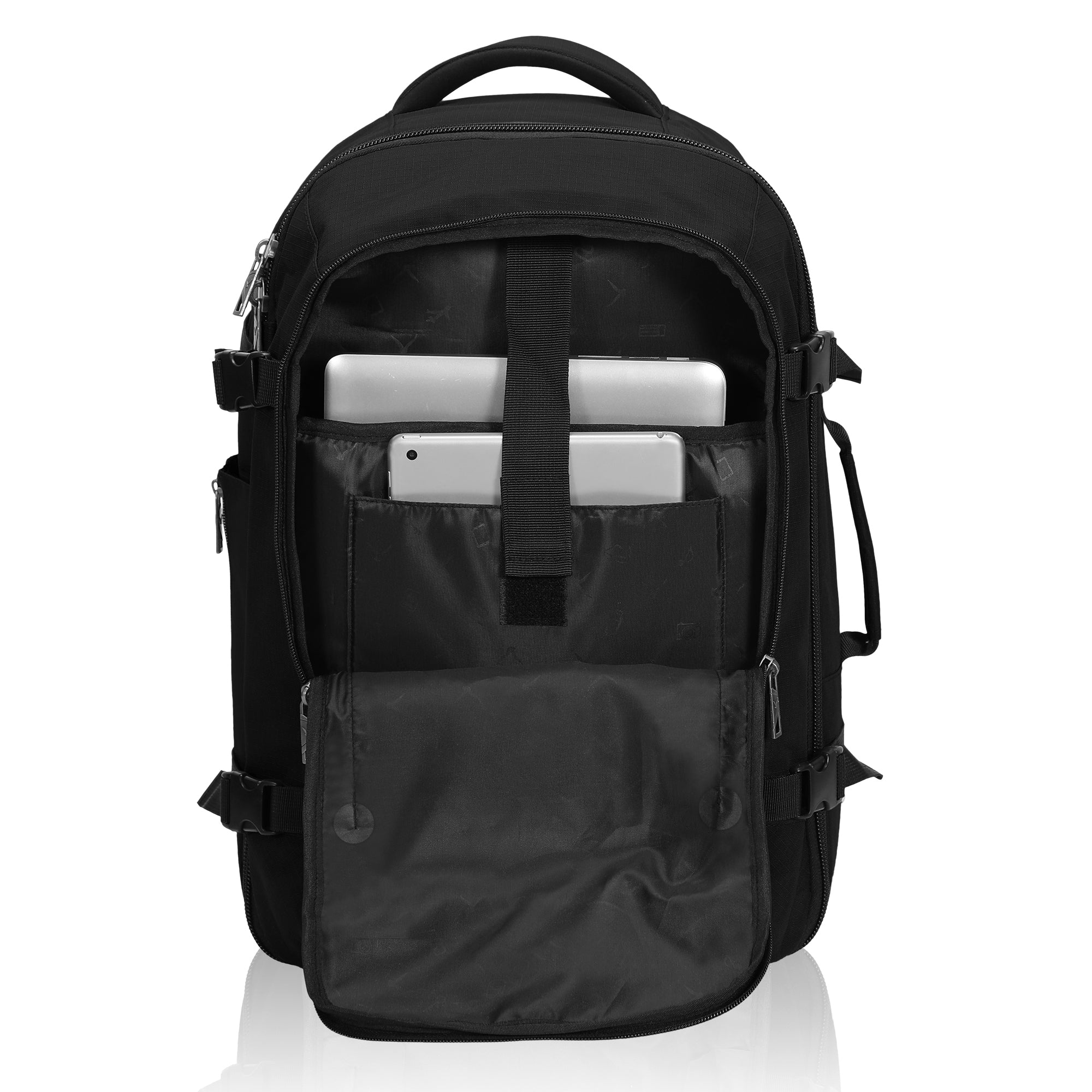 40L Dry-Wet Travel Backpack Set-Black