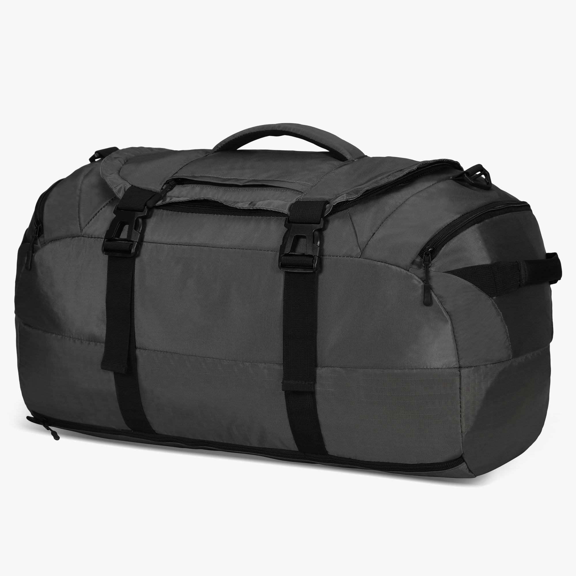65L Convertible Duffel Backpack-Grey