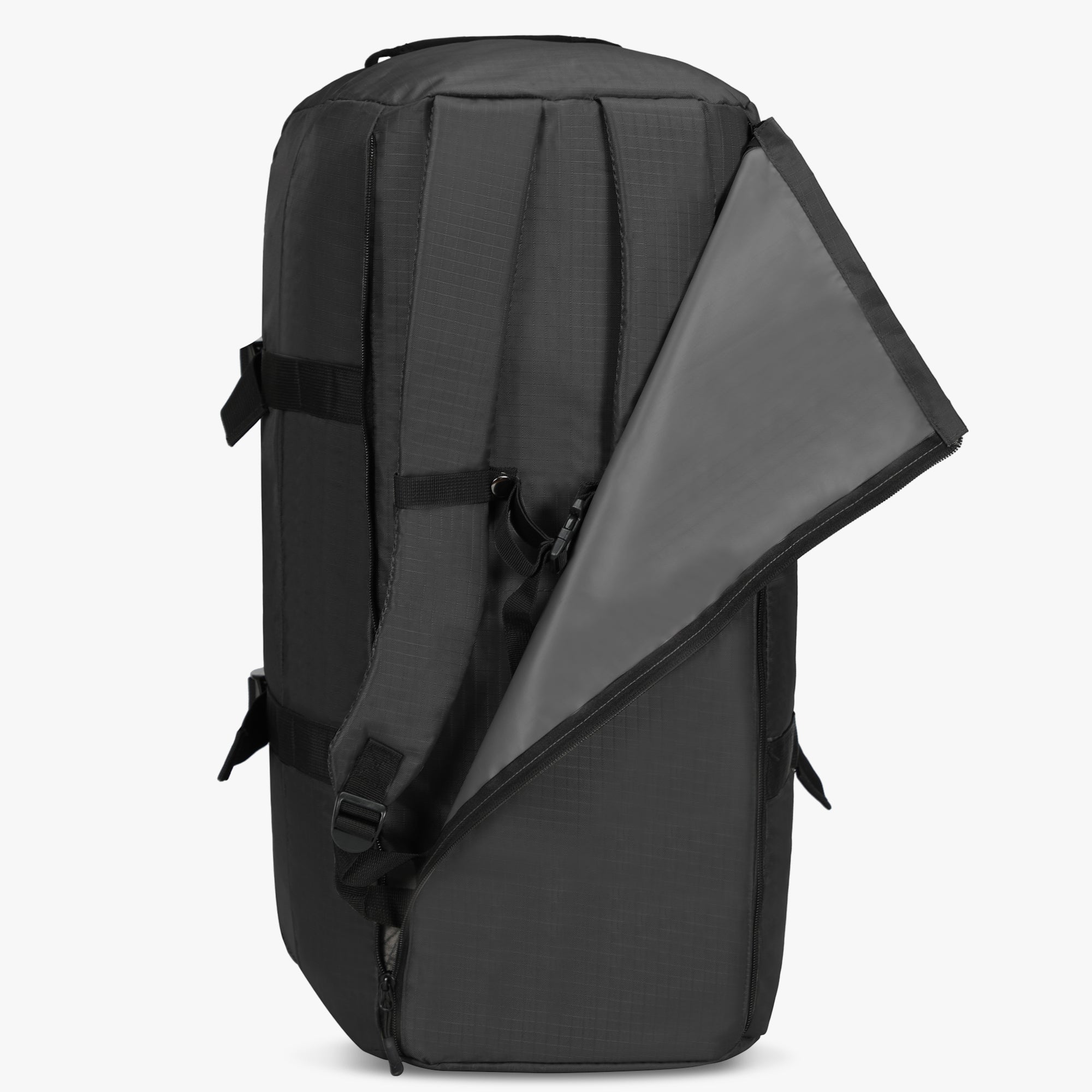 65L Convertible Duffel Backpack-Grey