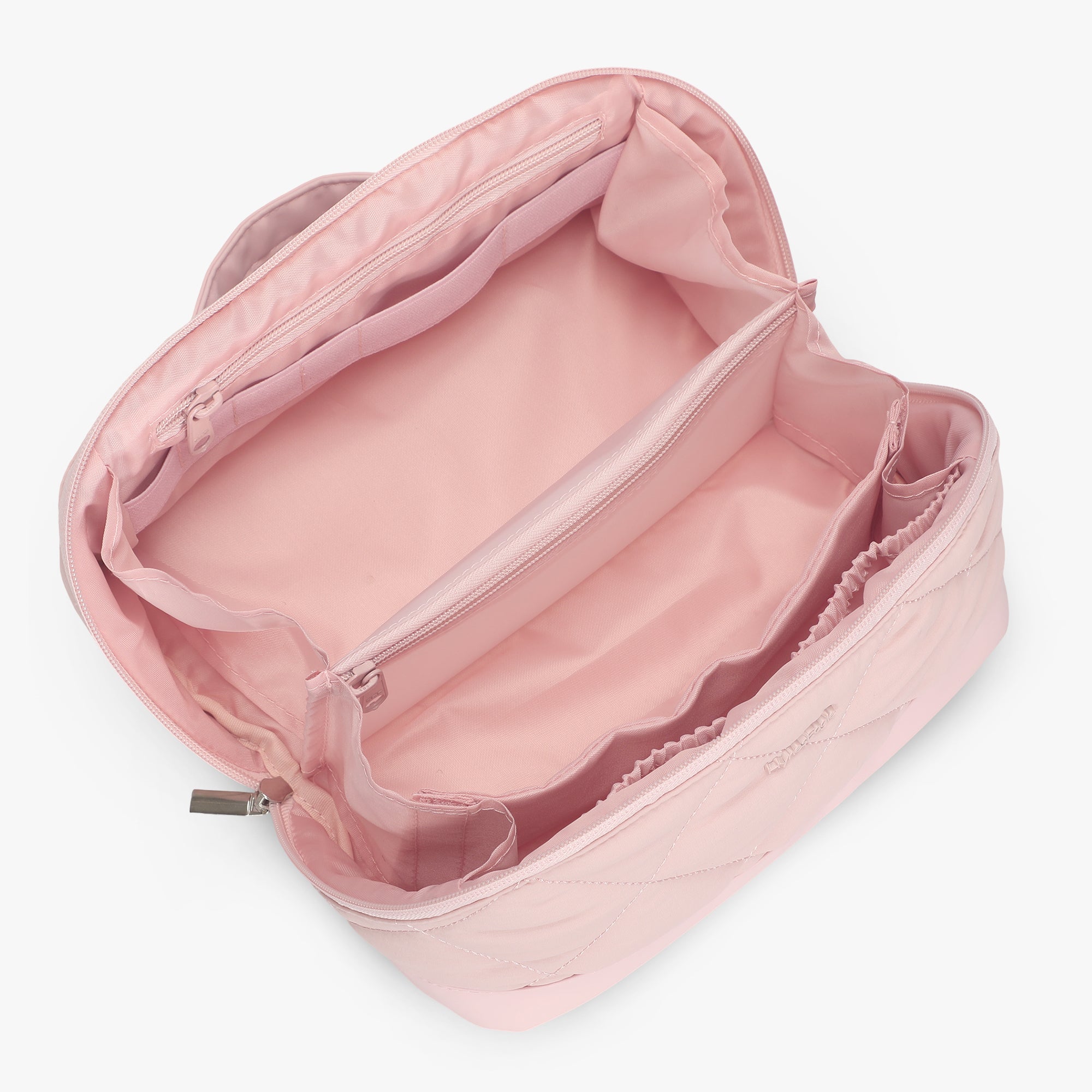 Quilted Makeup Bag Organizer – Structured Base – Hynes Eagle