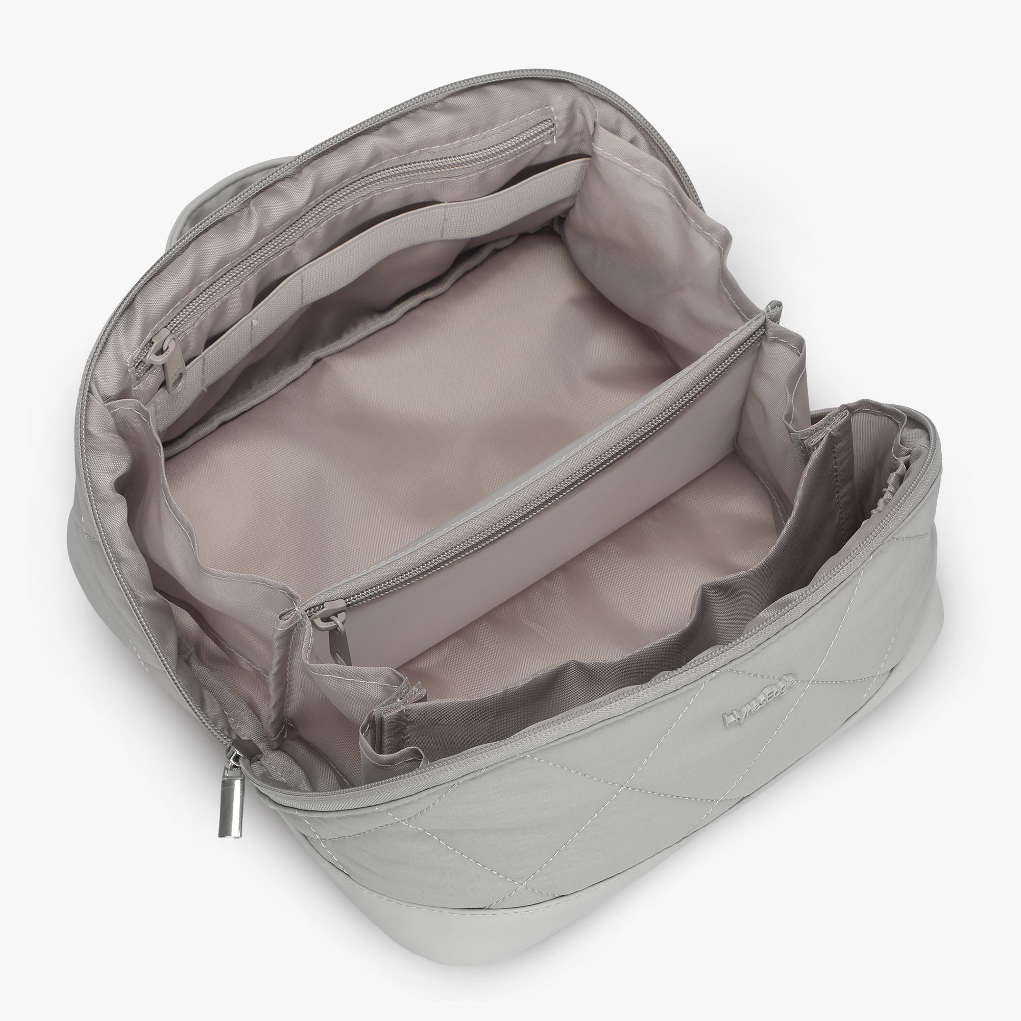 Quilted Makeup Bag Organizer – Structured Base – Hynes Eagle