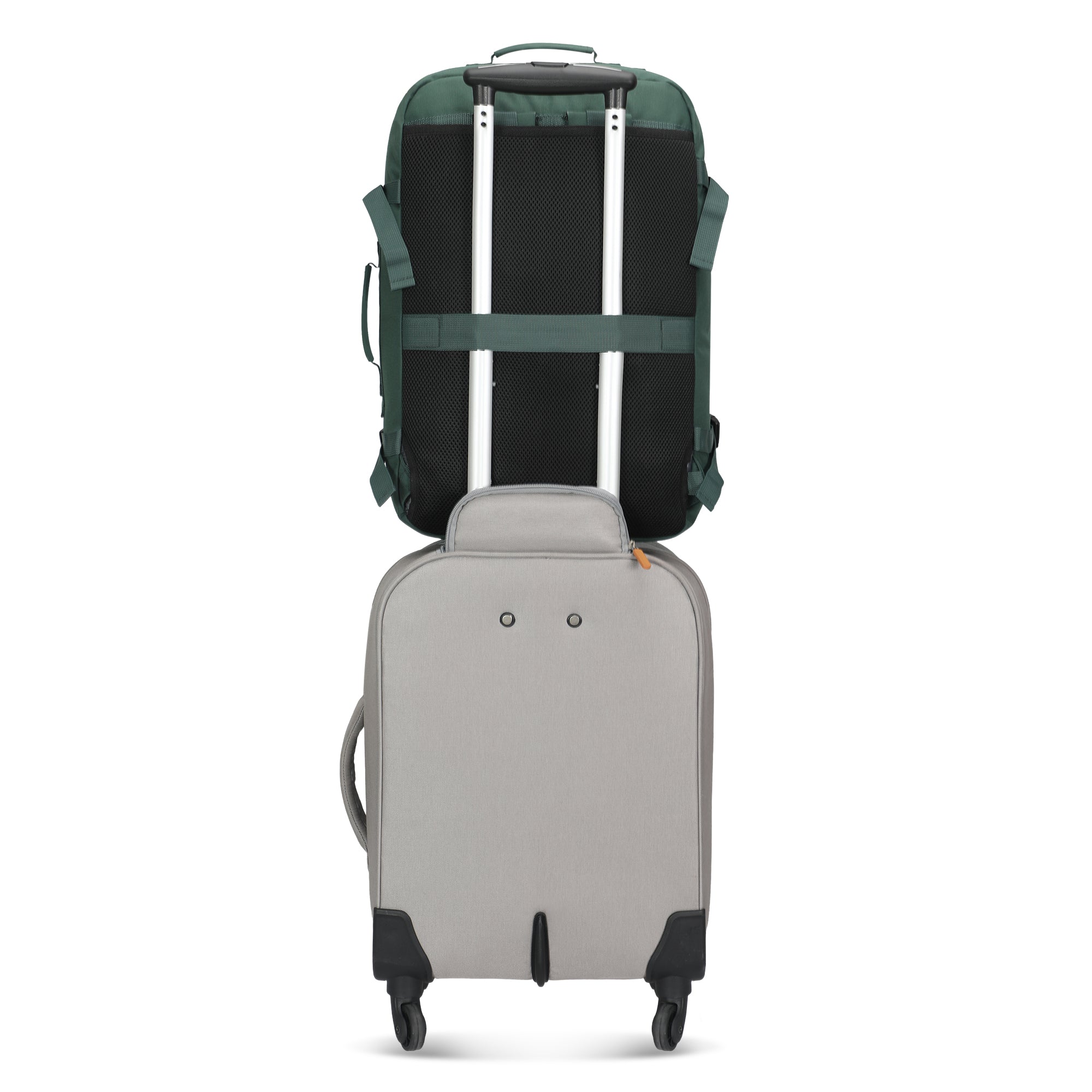 Compass 38L Carry On Backpack+ Wristlet Bag