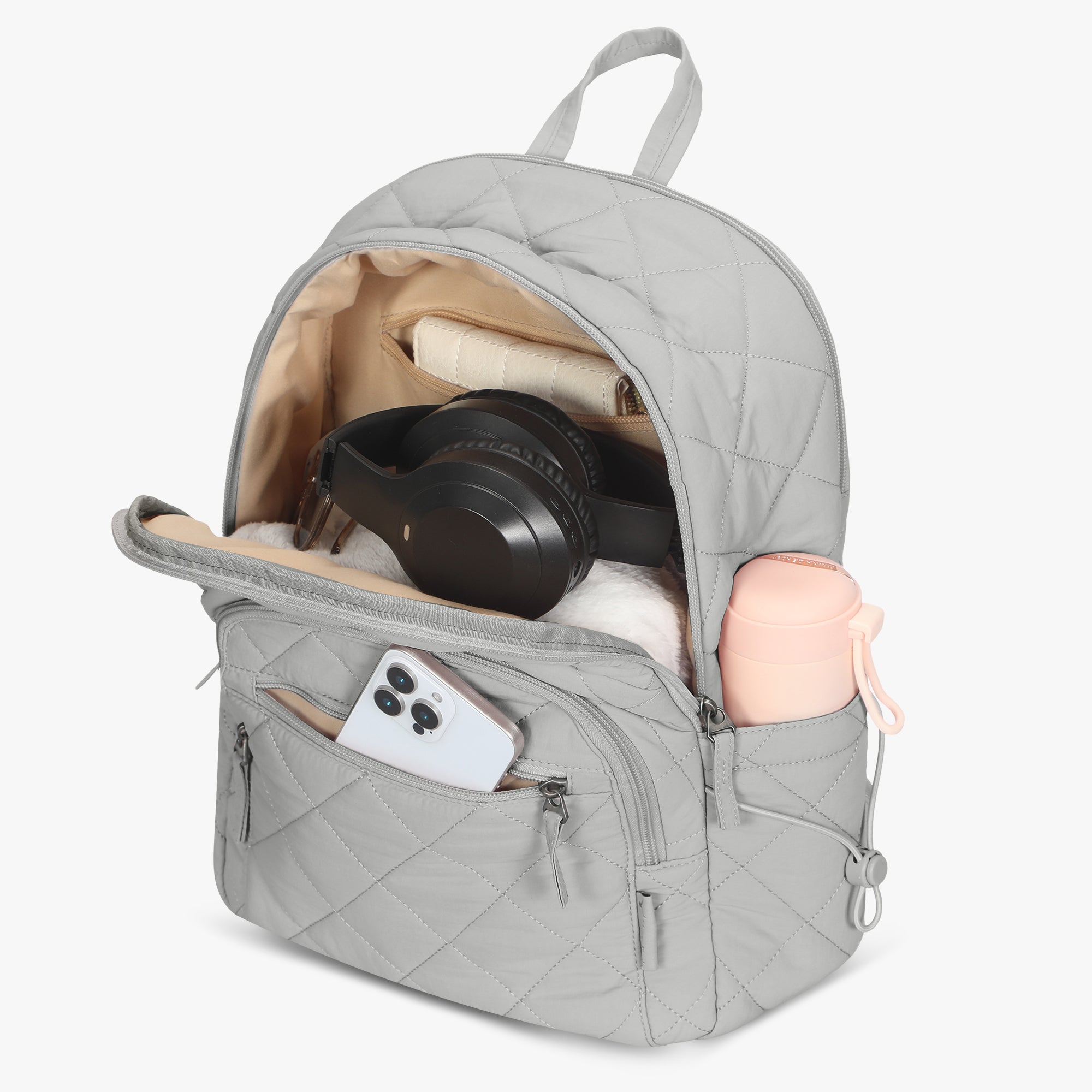 Classic Quilted Laptop Backpack – Hynes Eagle Ivory