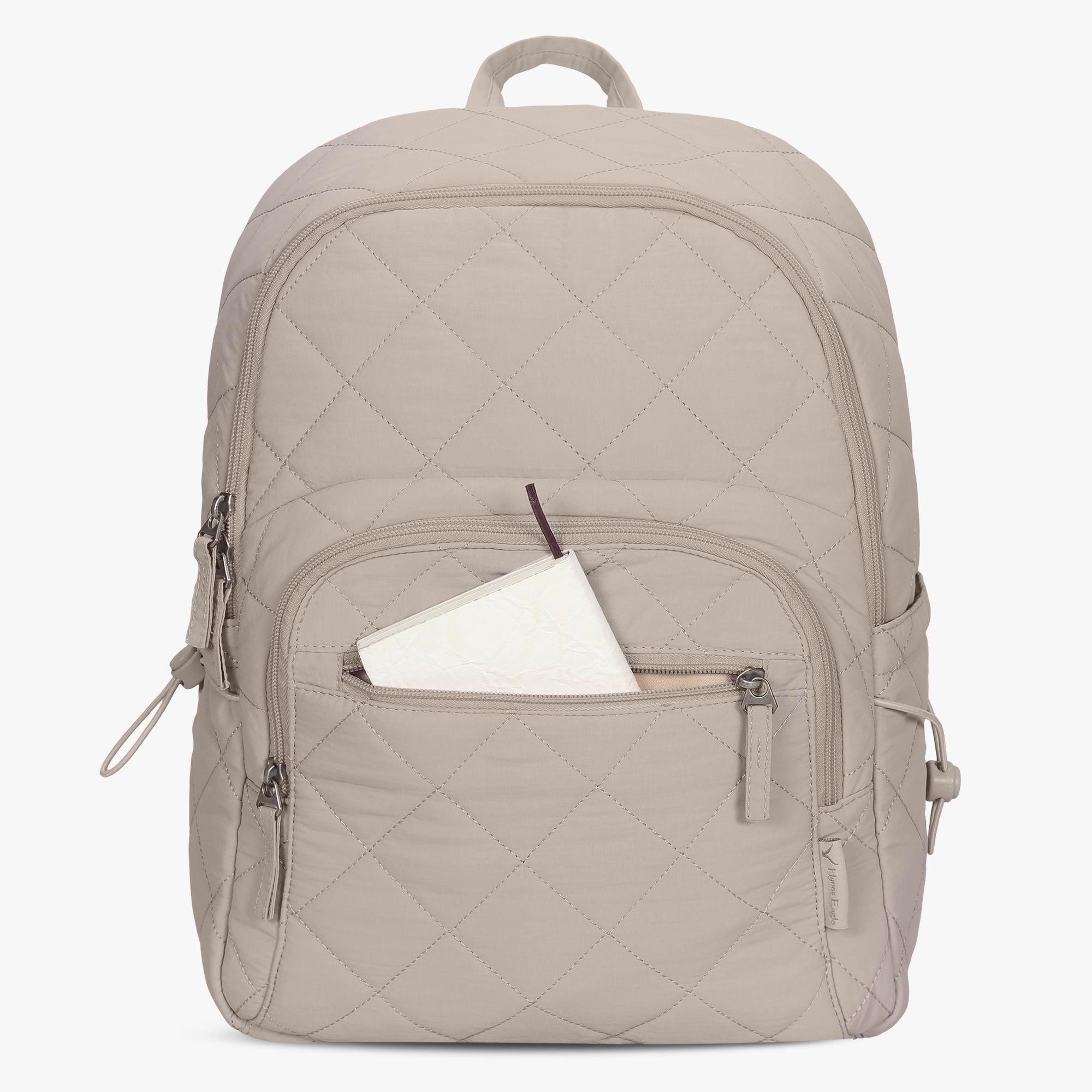 Hynes Eagle 20L Water-Resistant Nylon Laptop Backpack – Quilted Lightweight Design – Travel & School