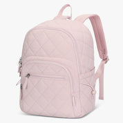 Hynes Eagle 20L Water-Resistant Nylon Laptop Backpack – Quilted Lightweight Design – Travel & School