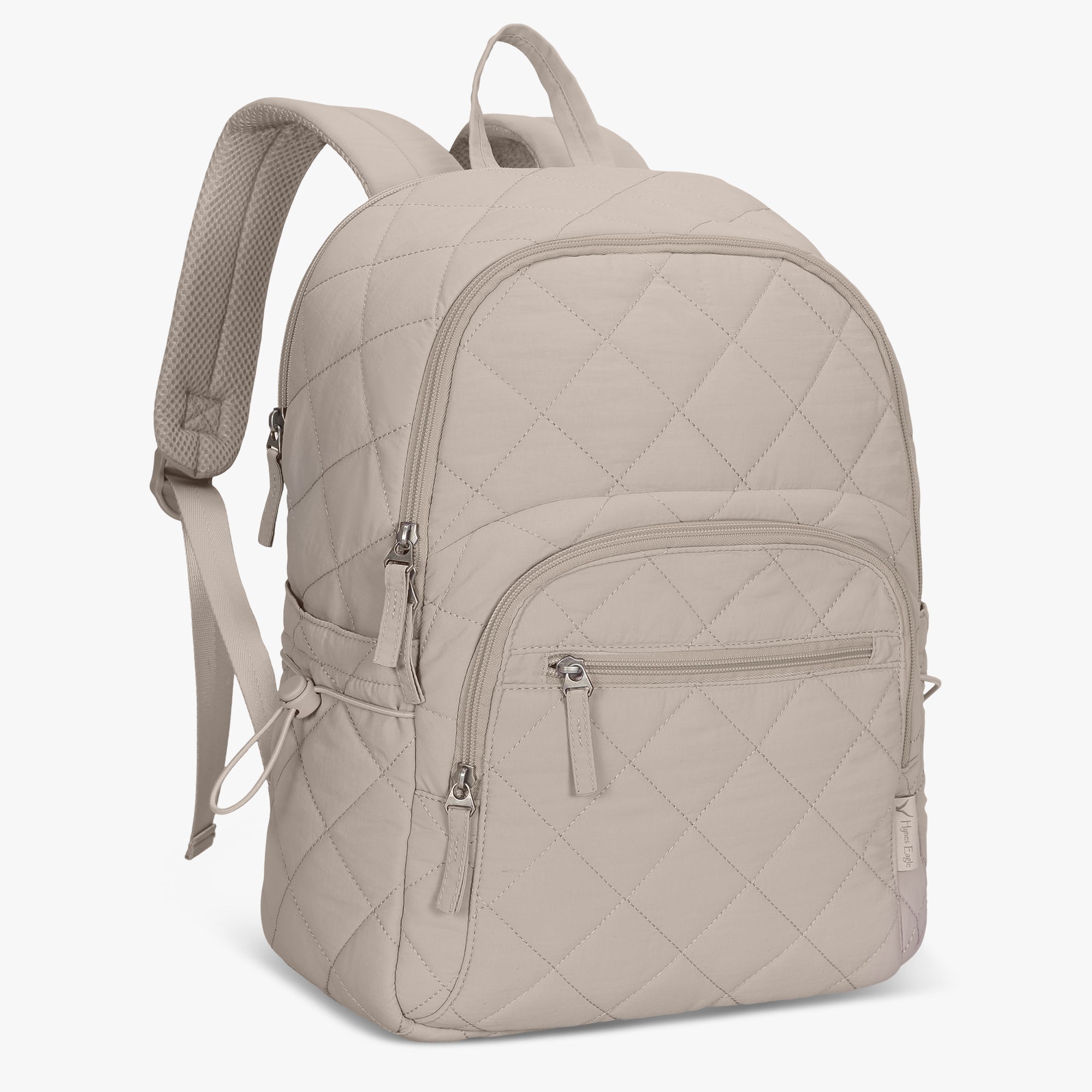 Hynes Eagle 20L Water-Resistant Nylon Laptop Backpack – Quilted Lightweight Design – Travel & School
