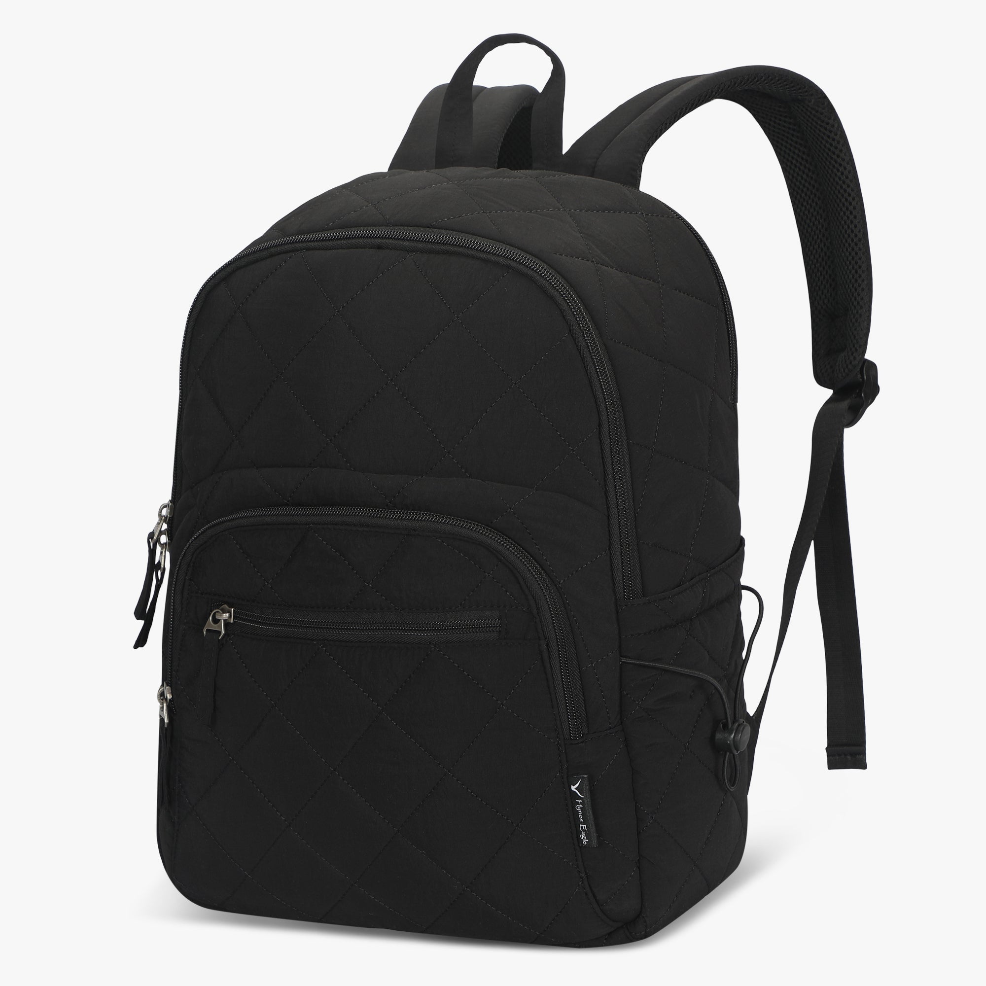 Hynes Eagle 20L Water-Resistant Nylon Laptop Backpack – Quilted Lightweight Design – Travel & School