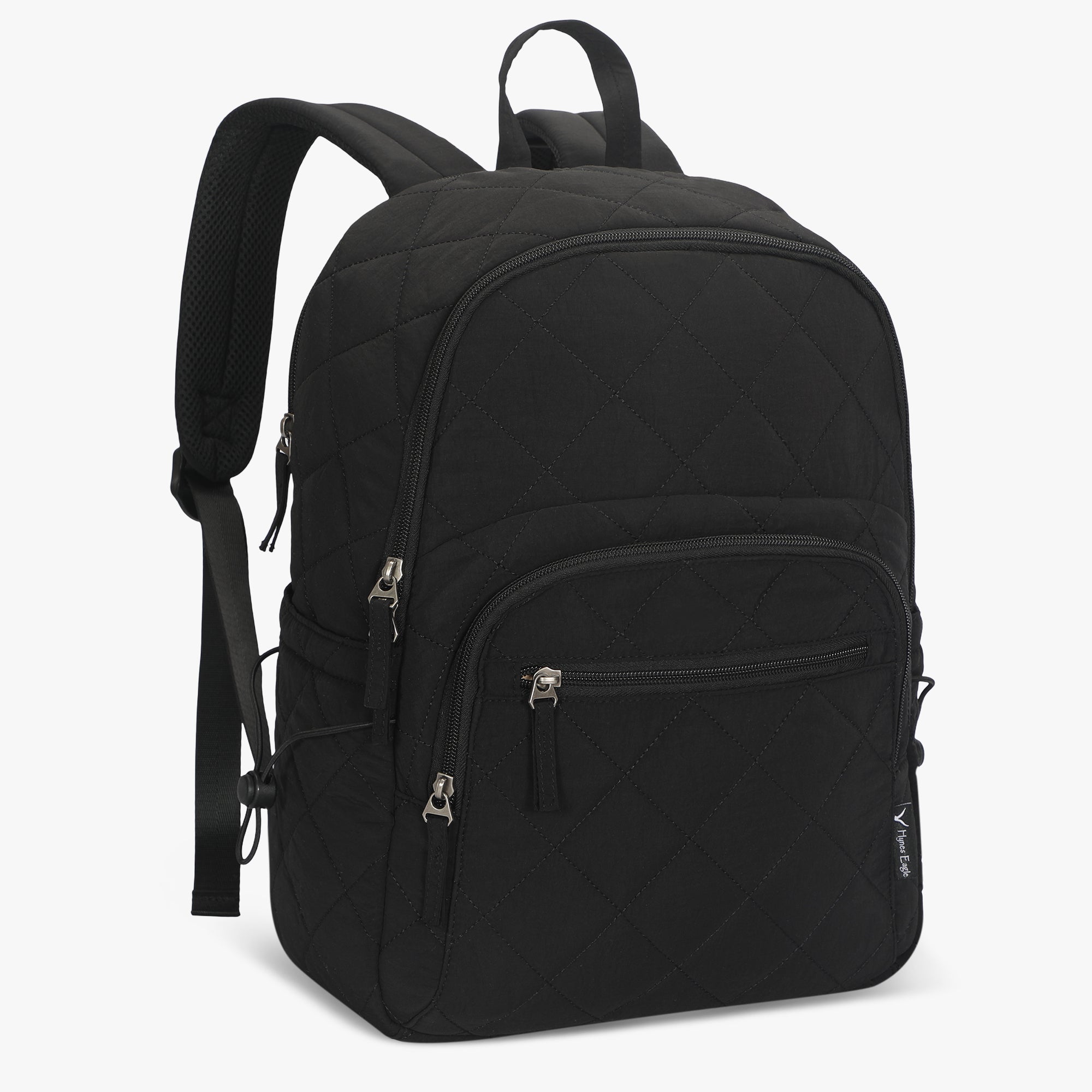 Hynes Eagle 20L Water-Resistant Nylon Laptop Backpack – Quilted Lightweight Design – Travel & School