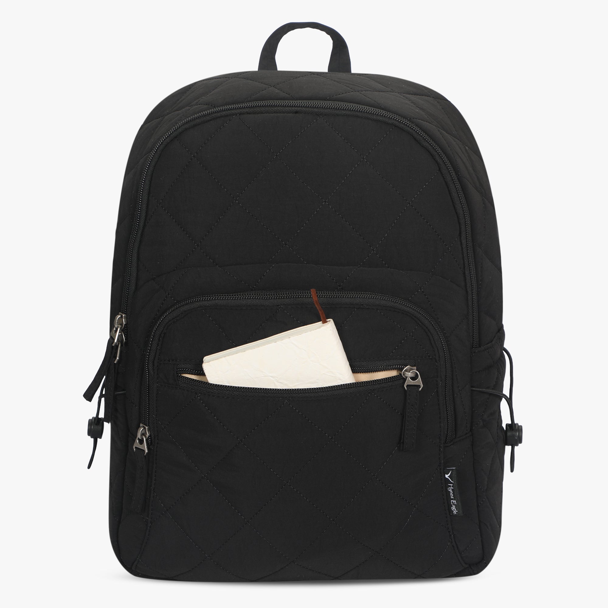 Hynes Eagle 20L Water-Resistant Nylon Laptop Backpack – Quilted Lightweight Design – Travel & School