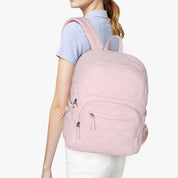 Hynes Eagle 20L Water-Resistant Nylon Laptop Backpack – Quilted Lightweight Design – Travel & School