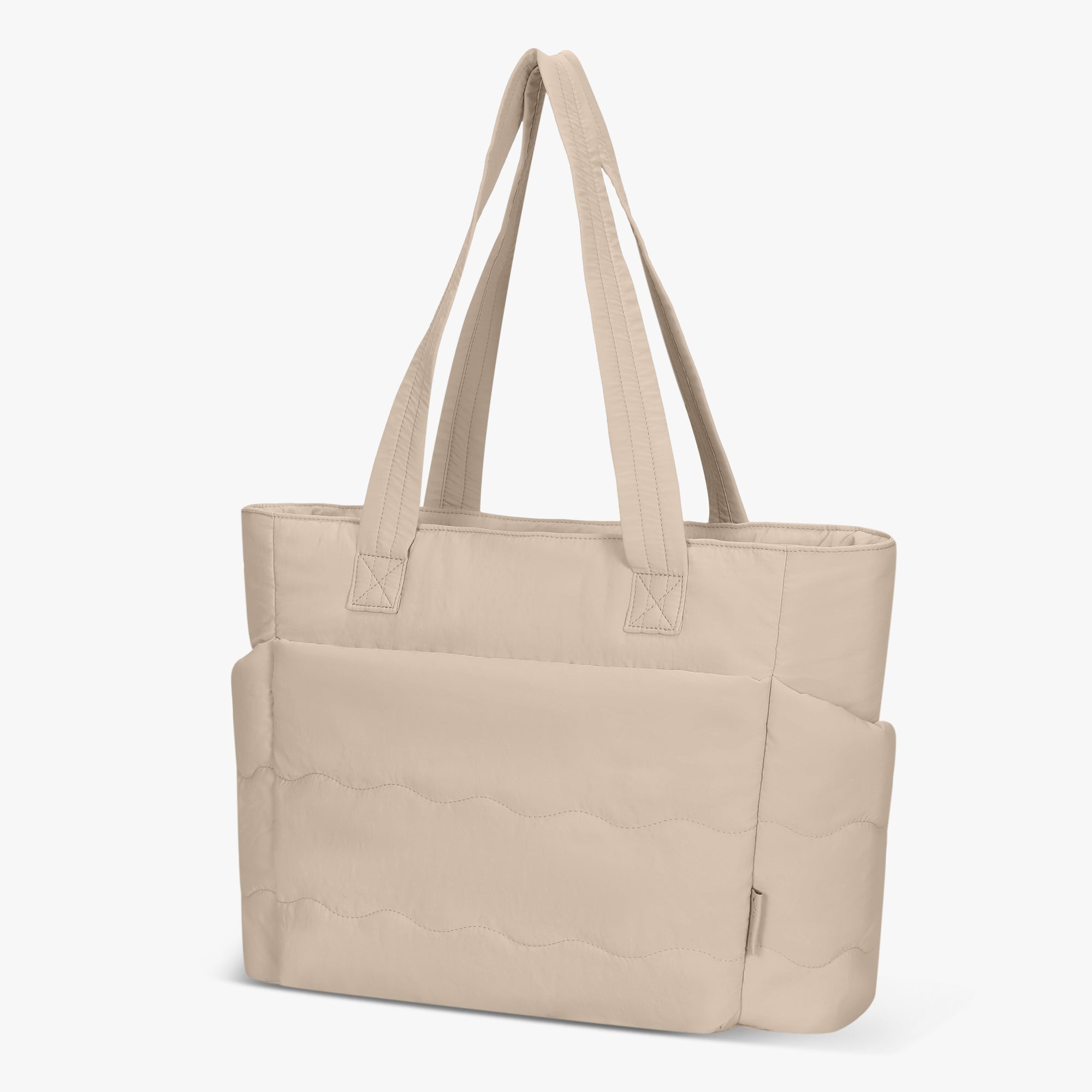 Hynes Eagle 20L Puffy Tote Bag – Lightweight Water-Resistant Work & Gym Bag with Laptop Sleeve, Luggage Strap & Smart Pockets