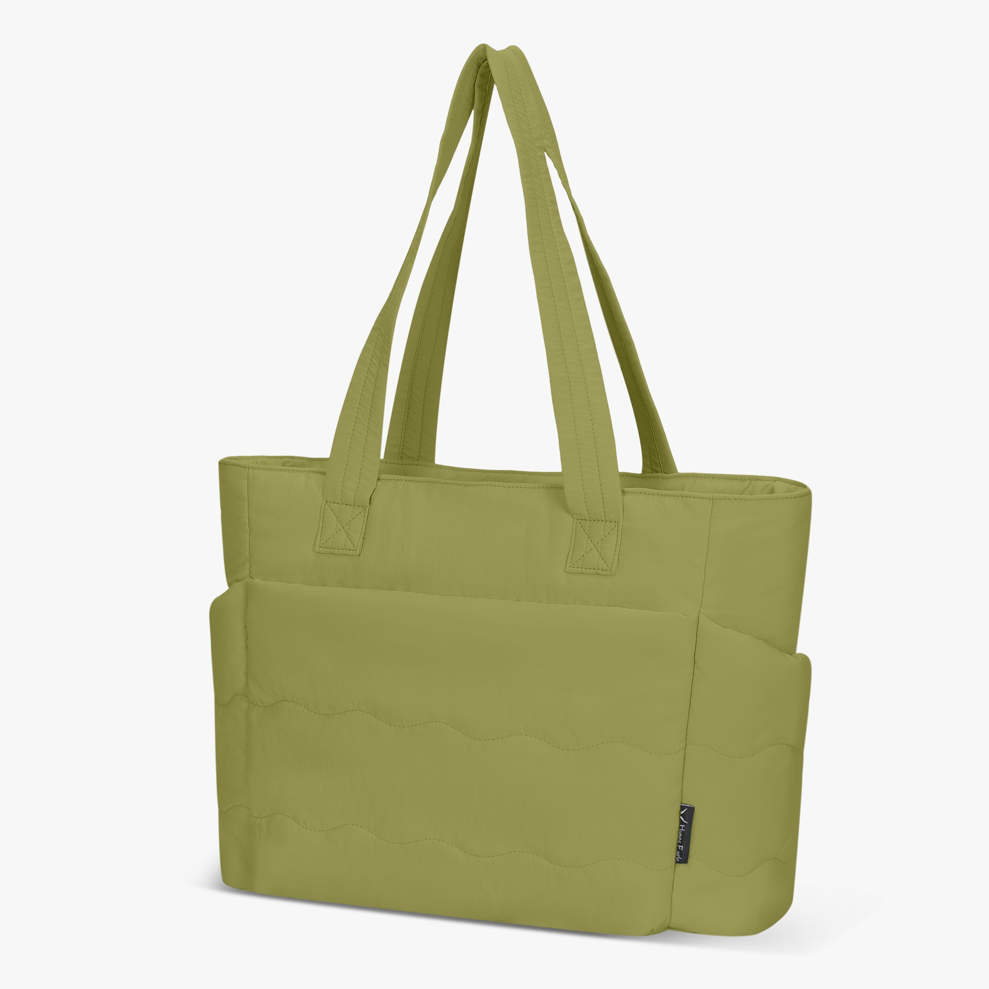 Hynes Eagle 20L Puffy Tote Bag – Lightweight Water-Resistant Work & Gym Bag with Laptop Sleeve, Luggage Strap & Smart Pockets