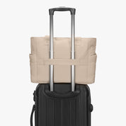 Hynes Eagle 20L Puffy Tote Bag – Lightweight Water-Resistant Work & Gym Bag with Laptop Sleeve, Luggage Strap & Smart Pockets