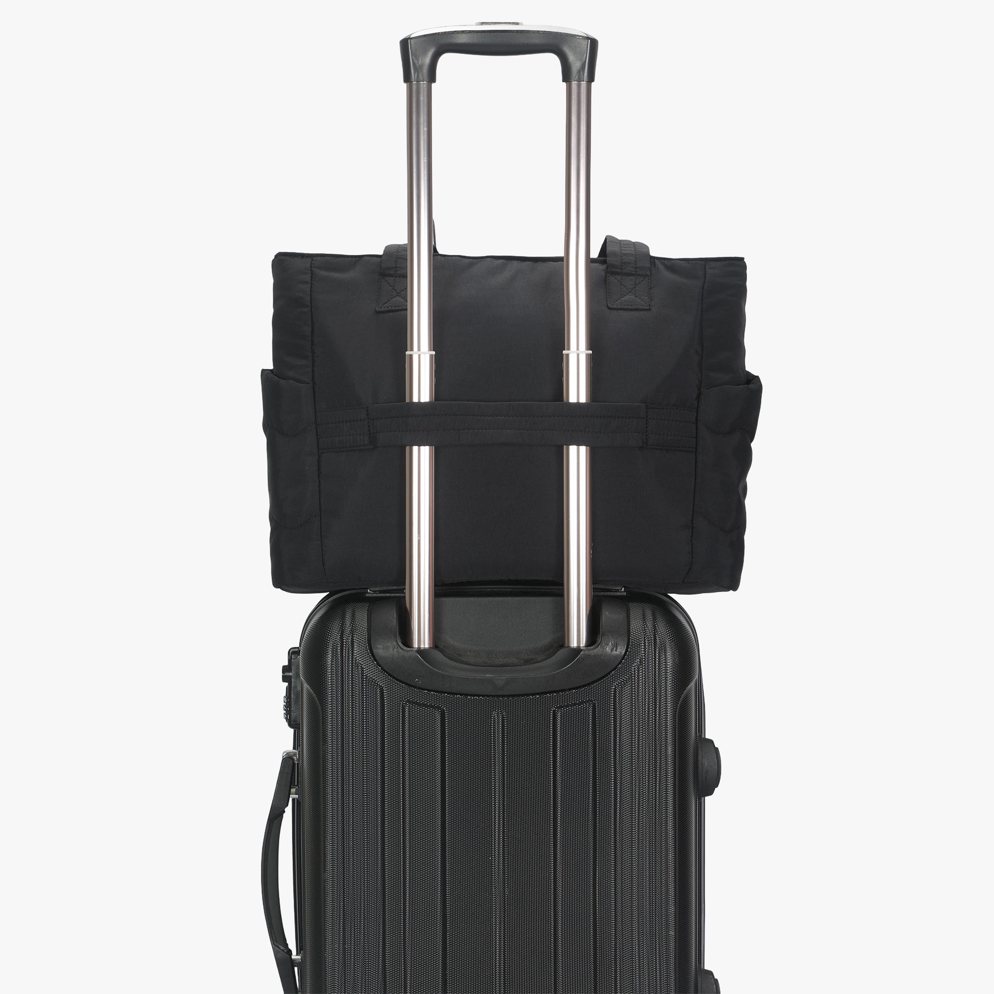 Hynes Eagle 20L Puffy Tote Bag – Lightweight Water-Resistant Work & Gym Bag with Laptop Sleeve, Luggage Strap & Smart Pockets