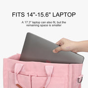 Corduroy Tote Bag-Pink