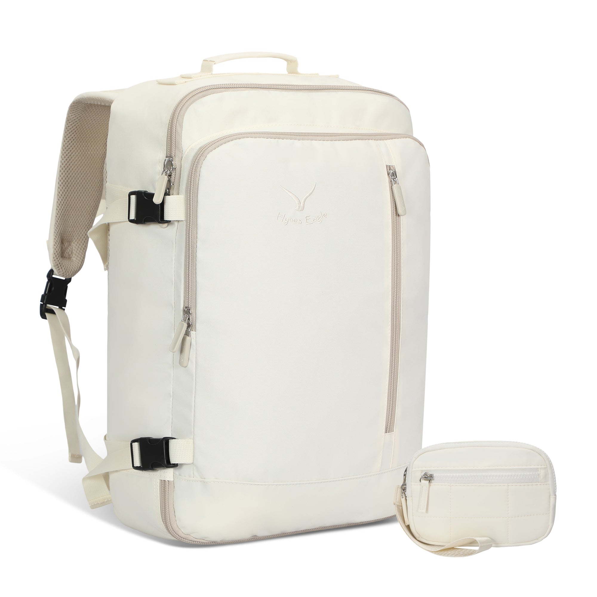 Compass 38L Carry On Backpack+ Wristlet Bag