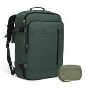 Compass 38L Carry On Backpack+ Wristlet Bag