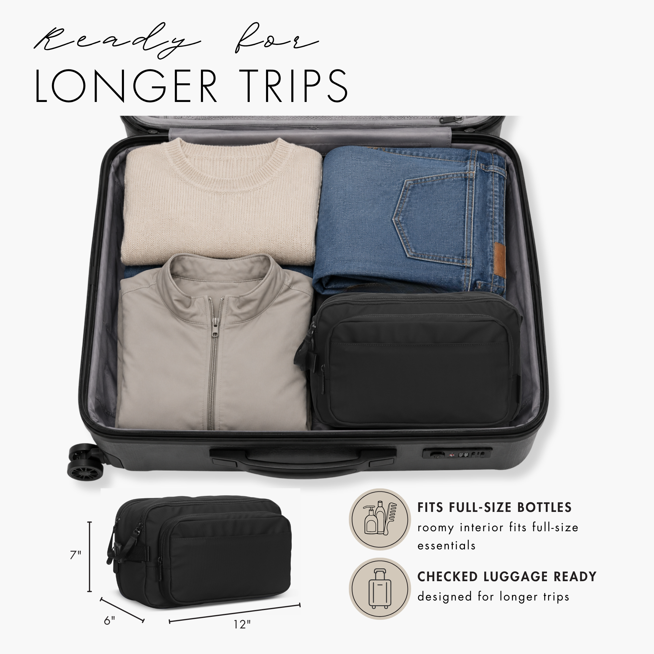 Travel Essentials Toiletry Bag – Hynes Eagle