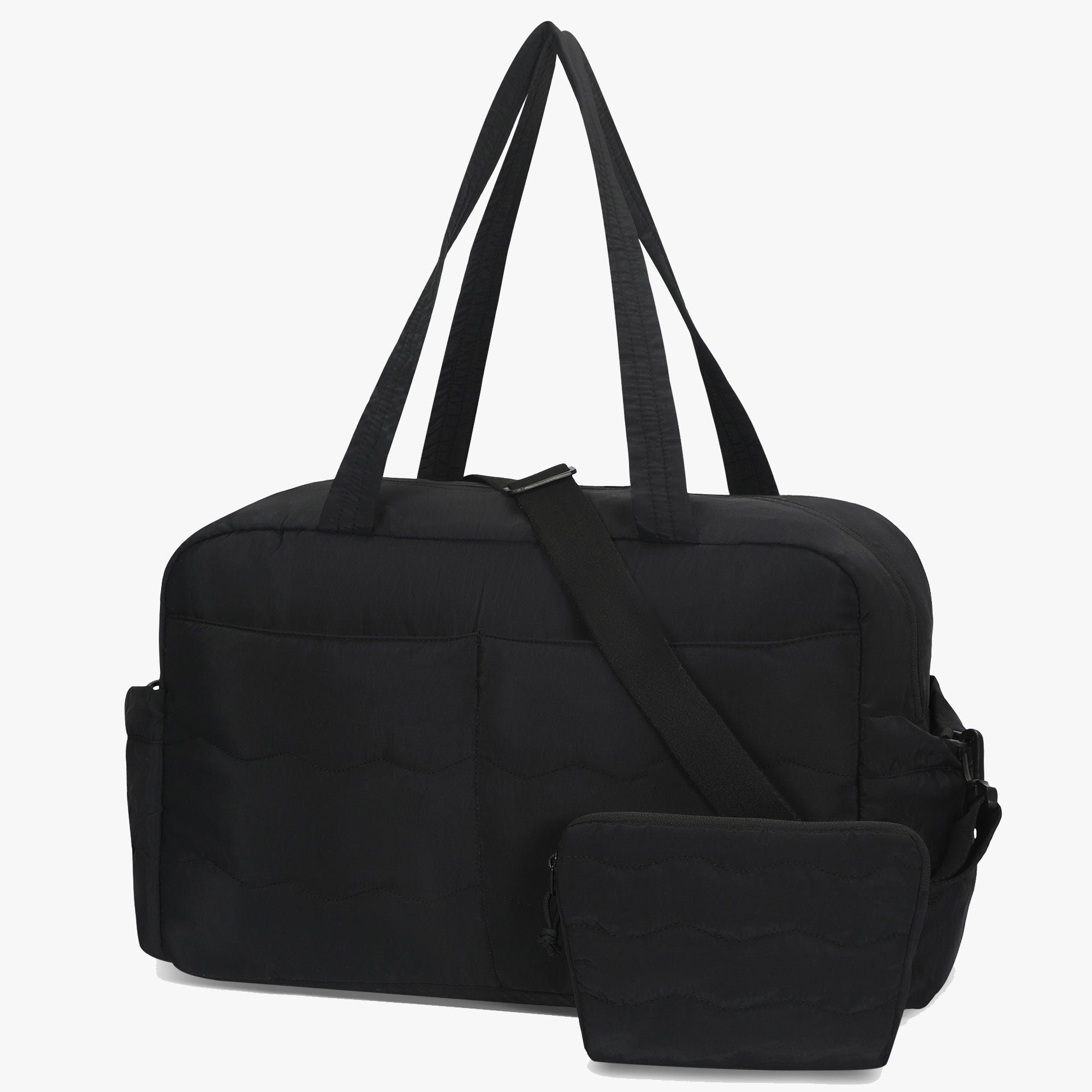 Hynes Eagle 31L Travel Duffel Bag – Lightweight Water-Resistant Gym & Weekender Bag with Laptop Sleeve, Crossbody Strap & Shoe Pocket
