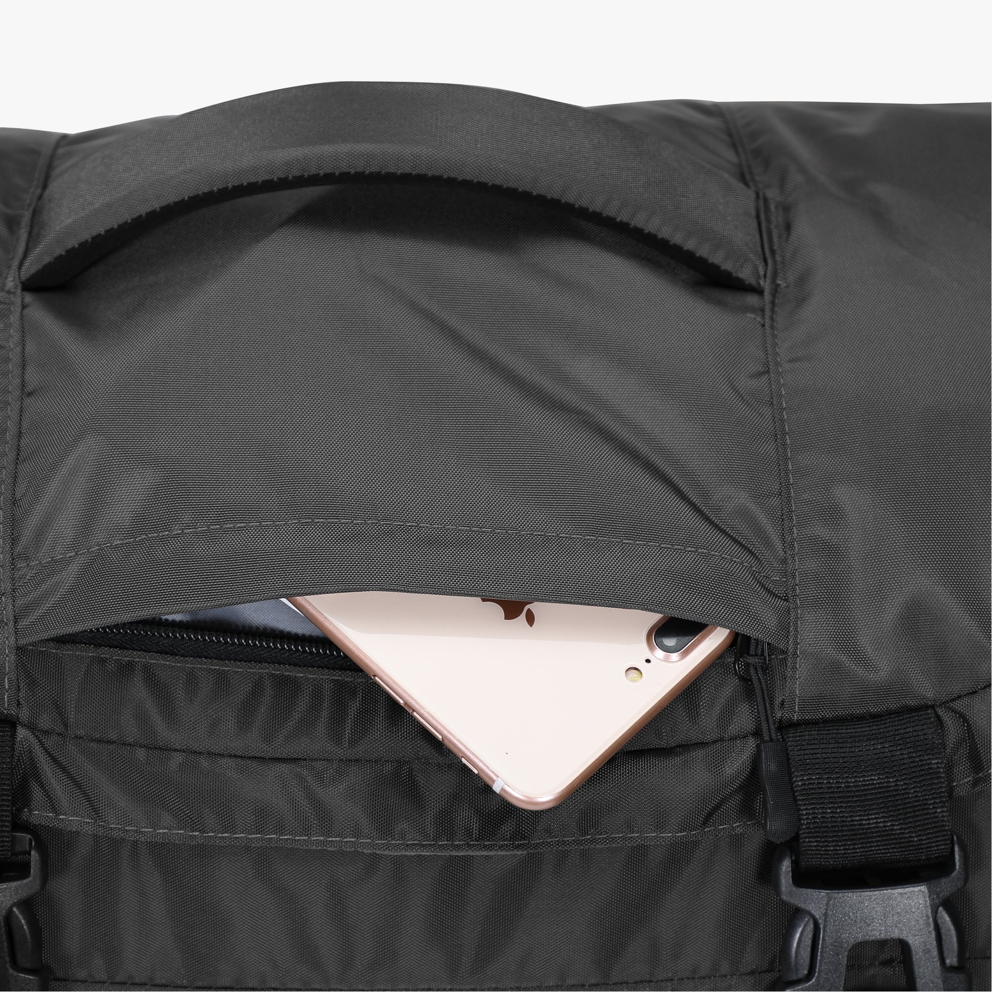 65L Convertible Duffel Backpack-Grey