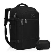 40L Dry-Wet Travel Backpack Set-Black