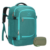 Classic Route 40L Carry On Backpack + Wristlet Bag