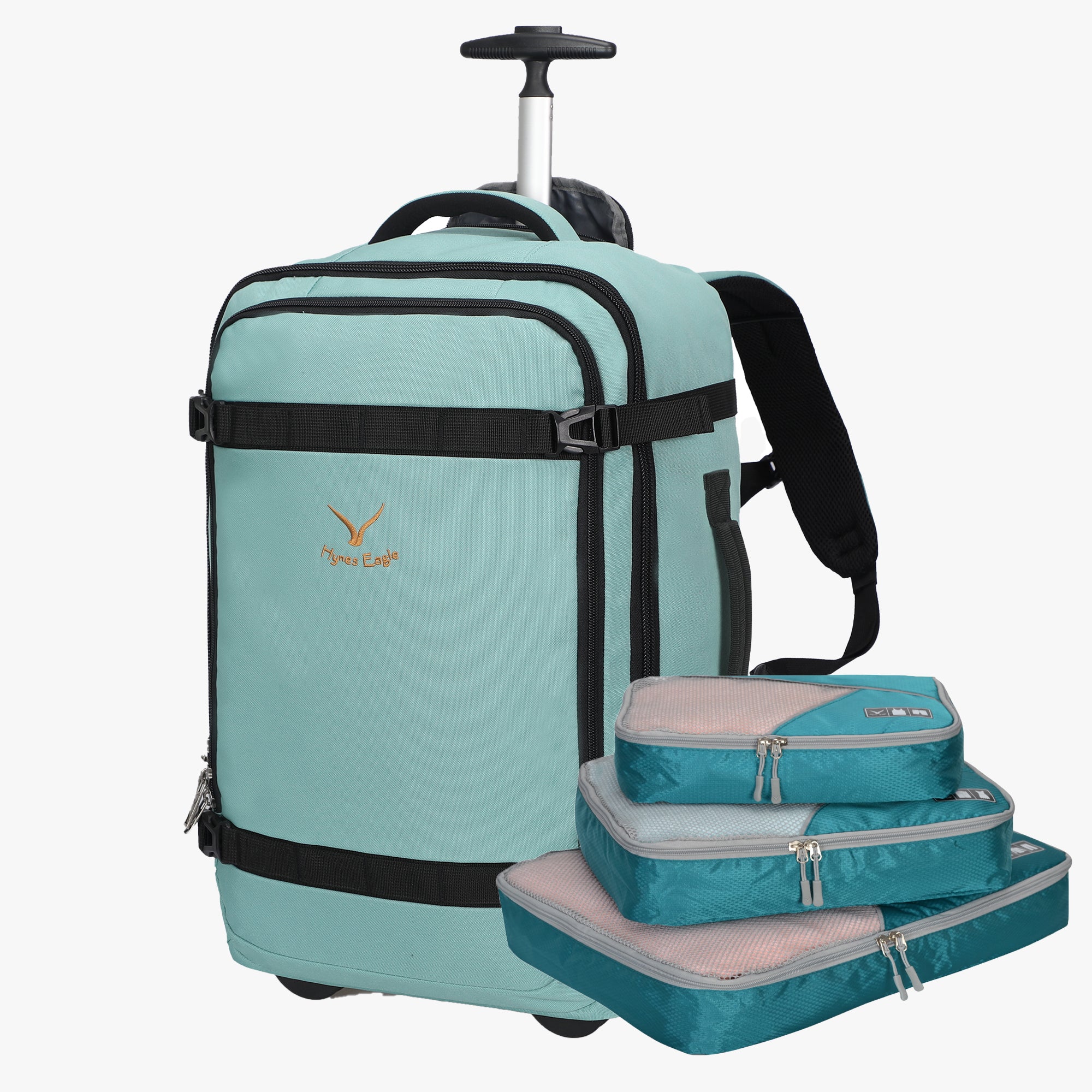 GlidePath 42L Rolling Backpack x Packing Cube Set