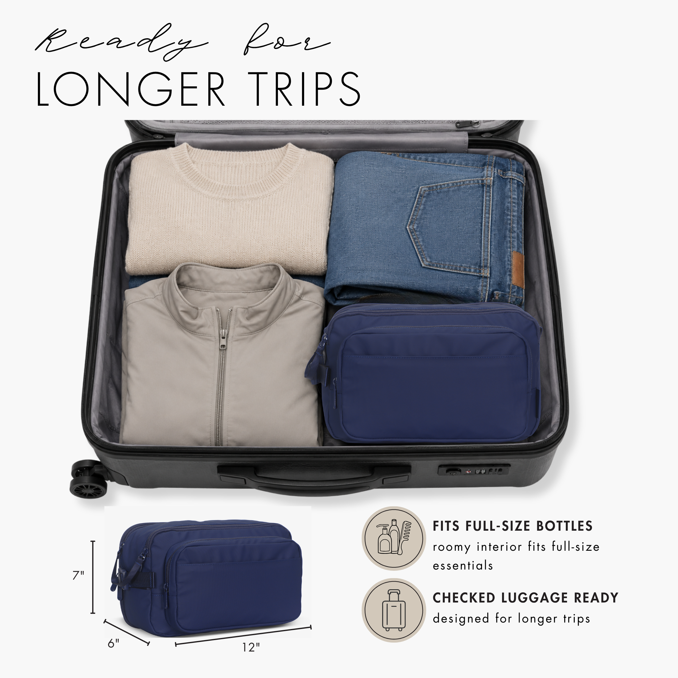 Travel Essentials Toiletry Bag – Hynes Eagle