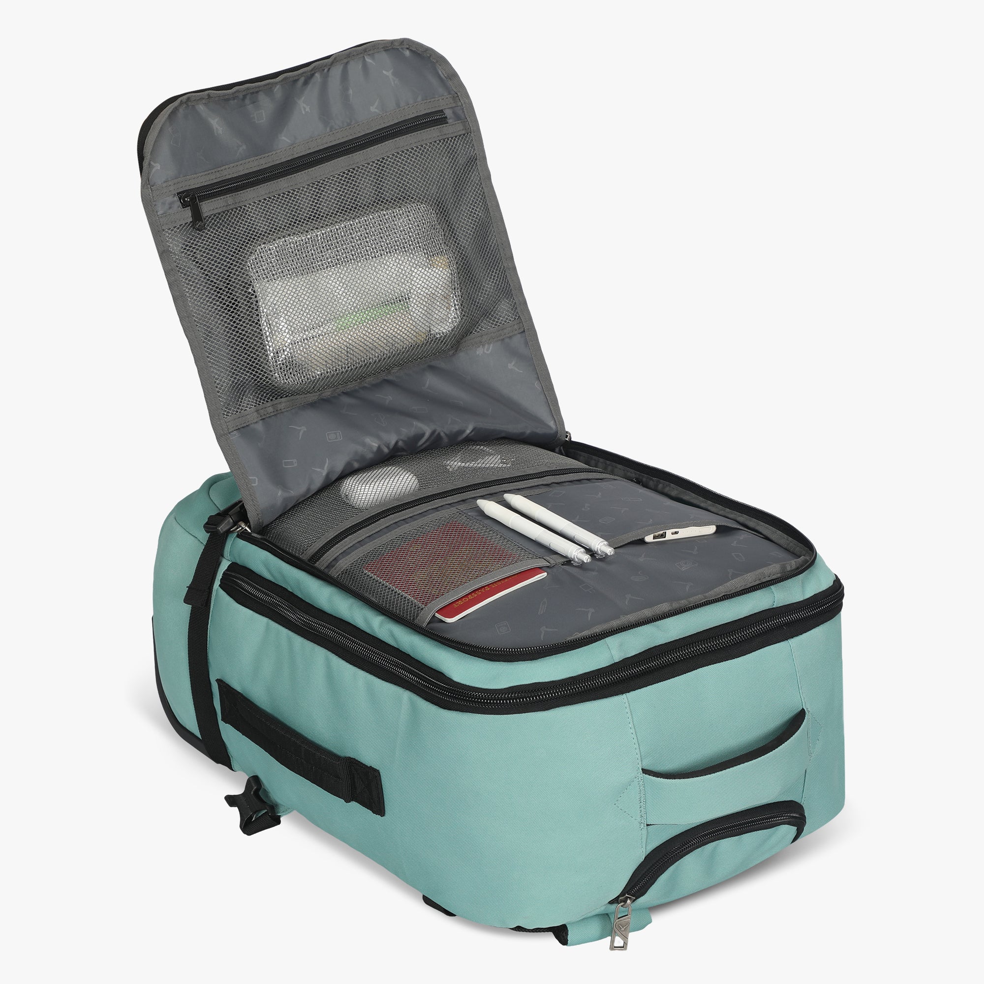 GlidePath 42L Rolling Backpack-Mint Green Updated