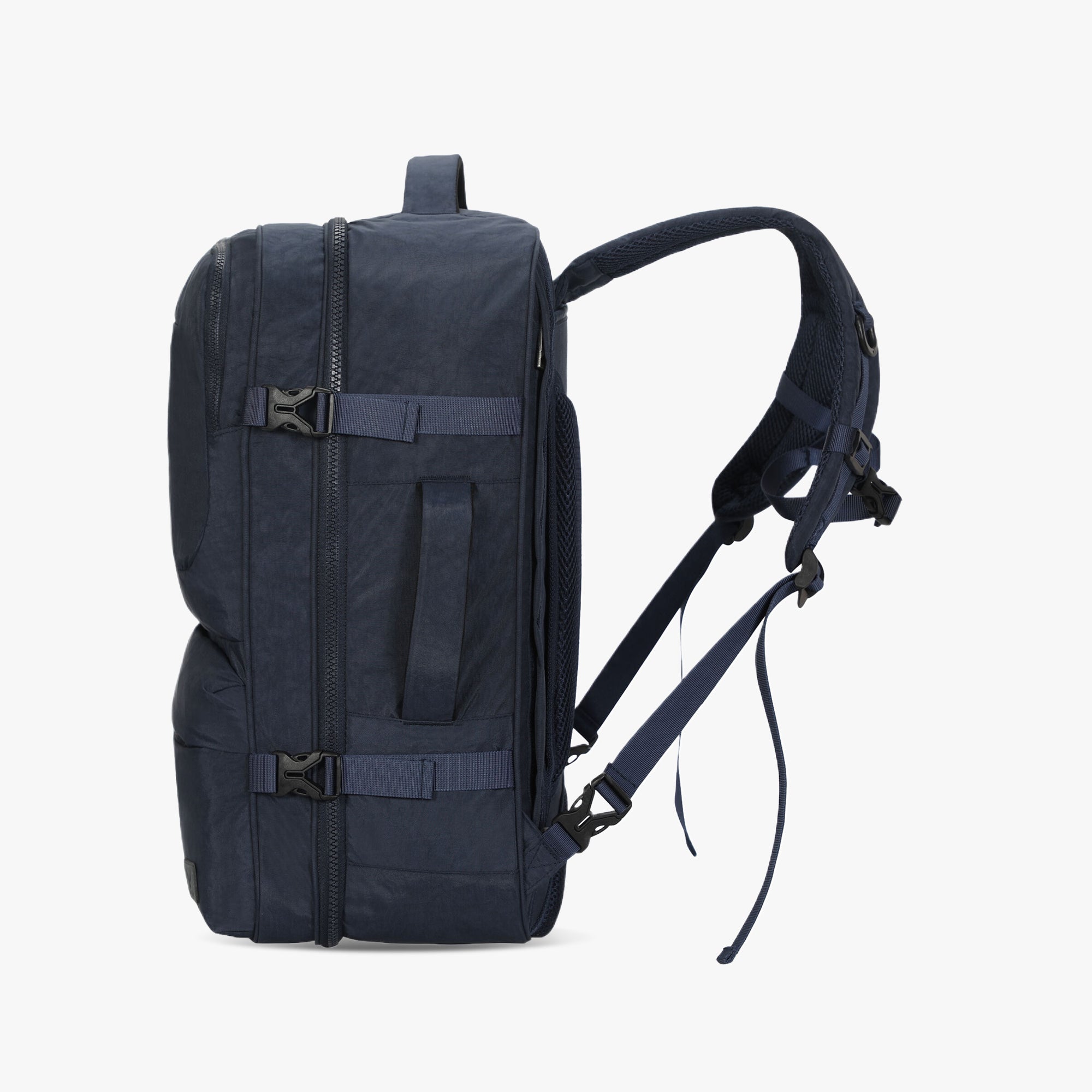 Voyager 44L Expandable Travel Backpack-Navy