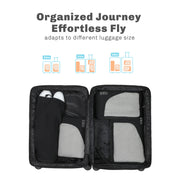 Hynes Eagle 2 Piece/ 4 Piece/ 6 Piece Compression Packing Cube Set – Water-Resistant Luggage Organizers for Travel