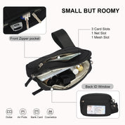 RFID Wristlet Wallet-Black