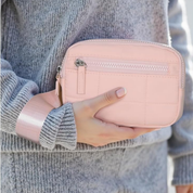 Hynes Eagle Puffer Wristlet Wallet – Women RFID Wallet Purse with Removable Strap, Water-Repellent & Lightweight Design