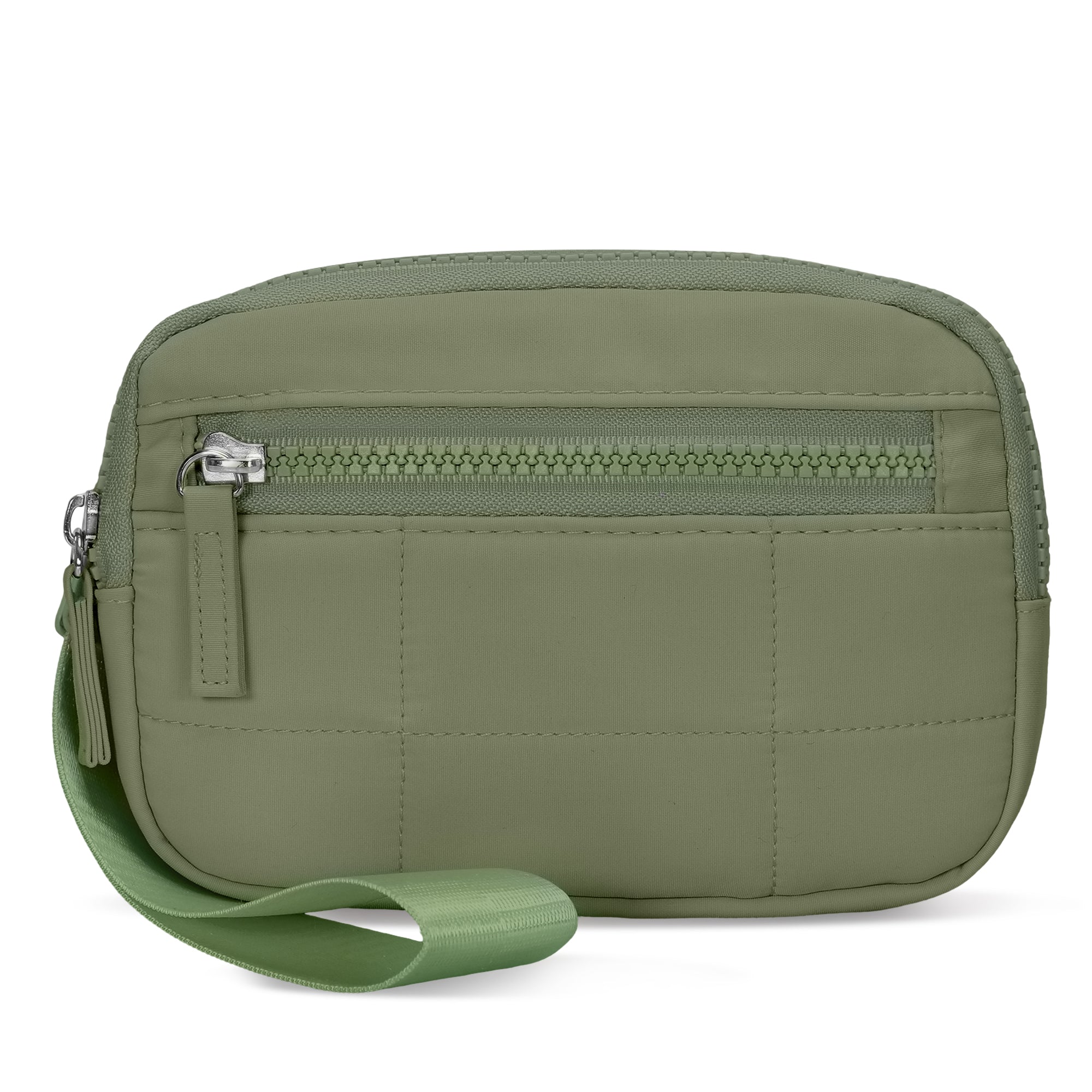 Hynes Eagle Puffer Wristlet Wallet – Compact RFID Phone & Card Holder