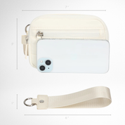 Hynes Eagle Puffer Wristlet Wallet – Women RFID Wallet Purse with Removable Strap, Water-Repellent & Lightweight Design