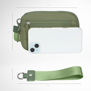 Hynes Eagle Puffer Wristlet Wallet – Women RFID Wallet Purse with Removable Strap, Water-Repellent & Lightweight Design