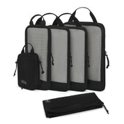 Hynes Eagle 2 Piece/ 4 Piece/ 6 Piece Compression Packing Cube Set – Water-Resistant Luggage Organizers for Travel