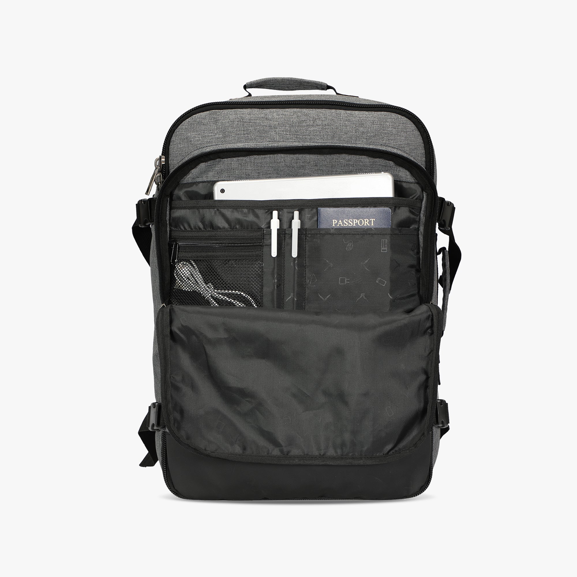 Compass 38L Carry On Backpack-Gray