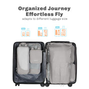 Hynes Eagle 2 Piece/ 4 Piece/ 6 Piece Compression Packing Cube Set – Water-Resistant Luggage Organizers for Travel