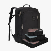 Compass 38L Carry On Backpack x PackPal Cube Set-Black