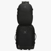 Expedition 63L 2-in-1 Rolling Backpack + PackPal Cube Set-Black
