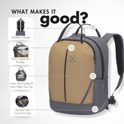 Hynes Eagle 2-in-1 Modular Rolling Backpack Set – Convertible Carry-On Luggage with Detachable Daypack, Water-Resistant, Flight Approved