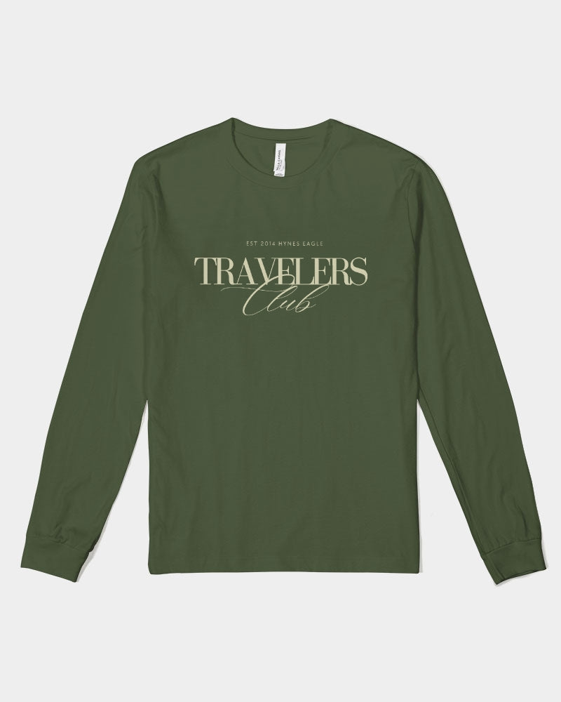 Travelers Club Unisex Jersey Long Sleeve Tee | Bella + Canvas
