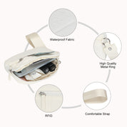 RFID Wristlet Wallet-Beige