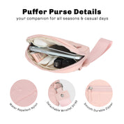Hynes Eagle Puffer Wristlet Wallet – Compact RFID Phone & Card Holder